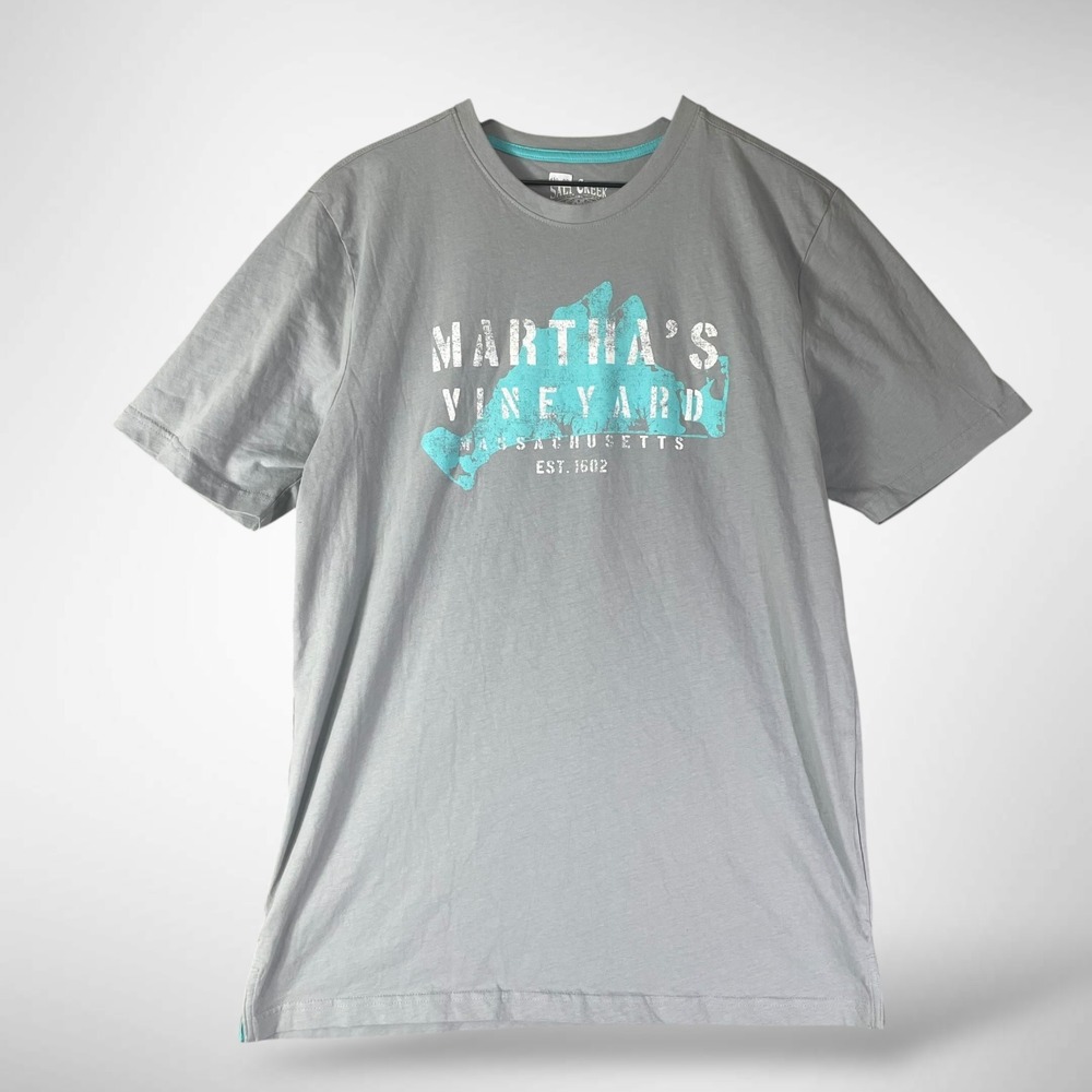 Salt Creek Martha's Vineyard Massachusetts Est‎ 1602 Graphic T Shirt Mens Large